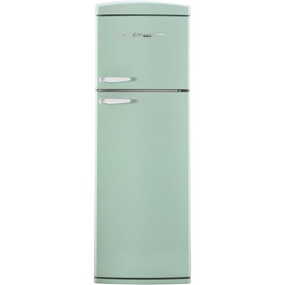 11 cu ft retro top freezer refrigerator