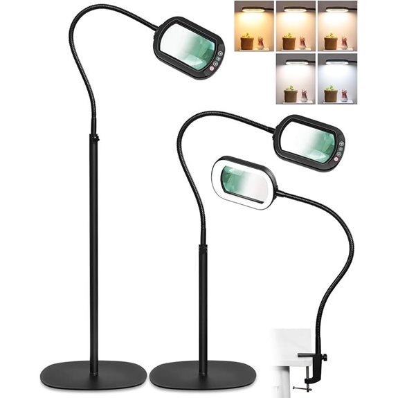 12x magnifying glass with light