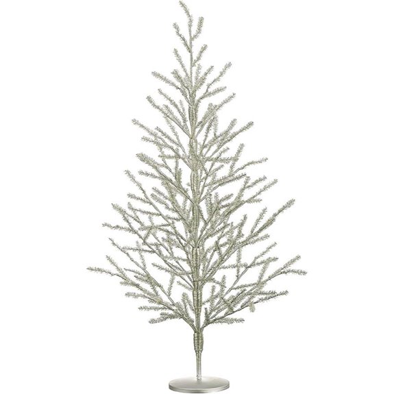 10 Best Aluminum Christmas Trees for 2026 9 40 inch antique silver tree