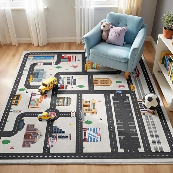 15 Best Playroom Rugs for 2026 (Soft & Stylish Picks) 8 5x7ft kids rug city road