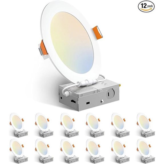 amico 12 pack led recessed lights