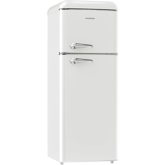 bangson retro top freezer refrigerator
