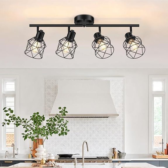 baocuz four light ceiling fixture