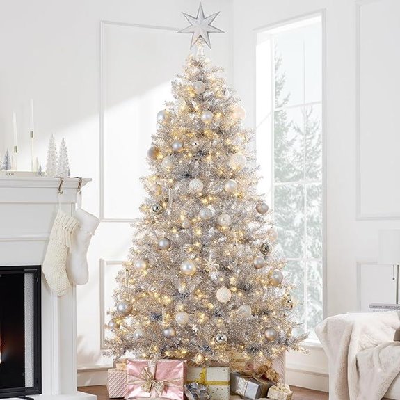 10 Best Aluminum Christmas Trees for 2026 3 best choice 6ft tinsel tree