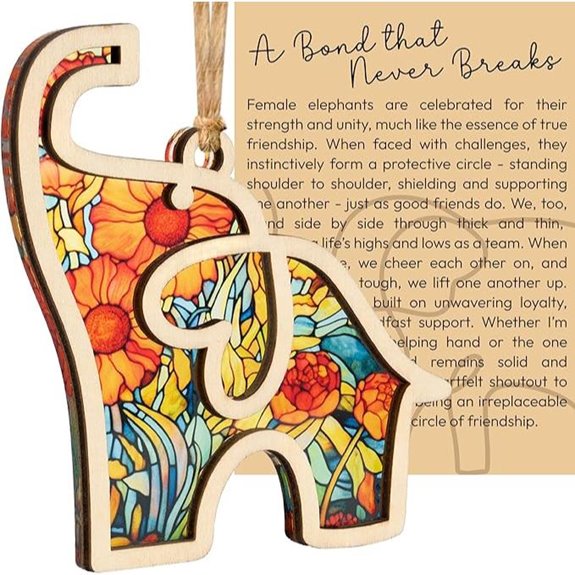 7 Best Bestie Ornaments for 2026 (Gift Your BFF) 5 best friend elephant ornament