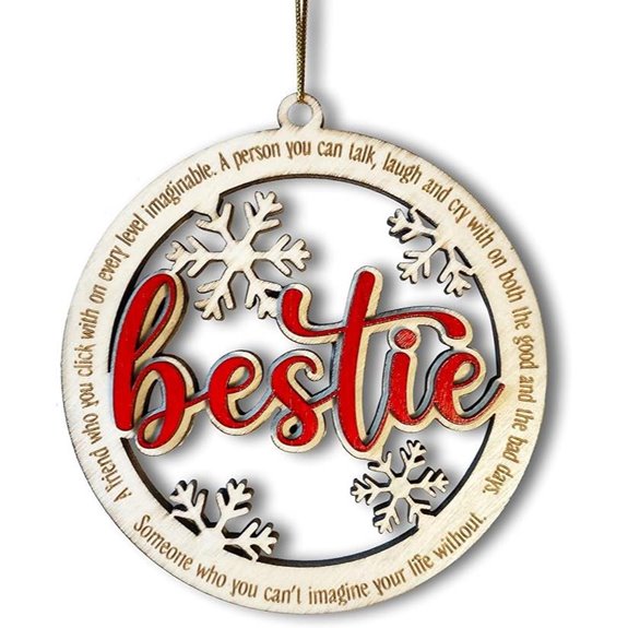 7 Best Bestie Ornaments for 2026 (Gift Your BFF) 6 bestie christmas ornament keepsake