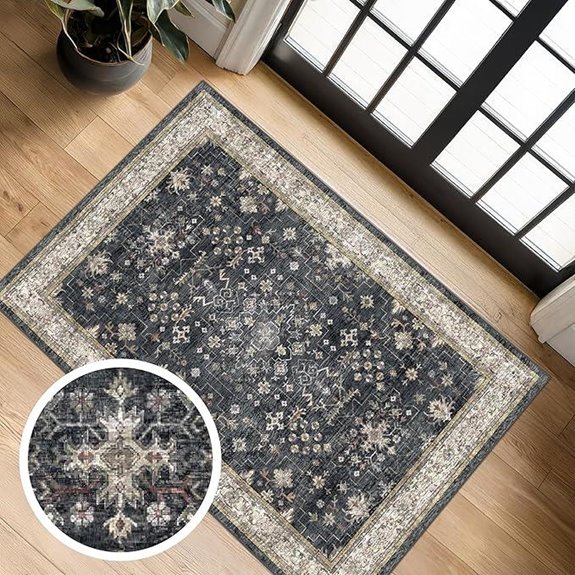 15 Best Entryway Rugs for 2026 (Welcome Guests in Style) 6 black washable 2x3 entry rug