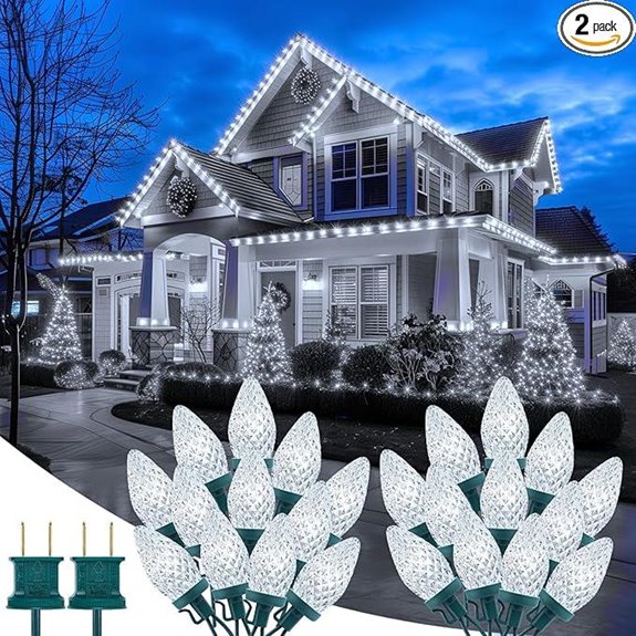 brightown 200led outdoor lights set