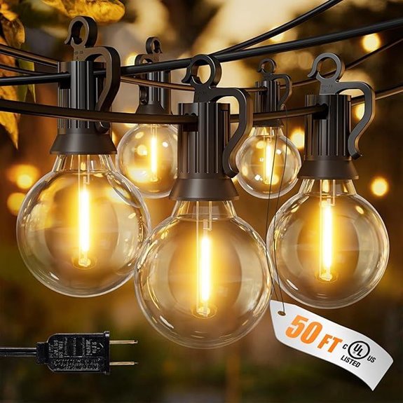 brightown 50ft g40 lights