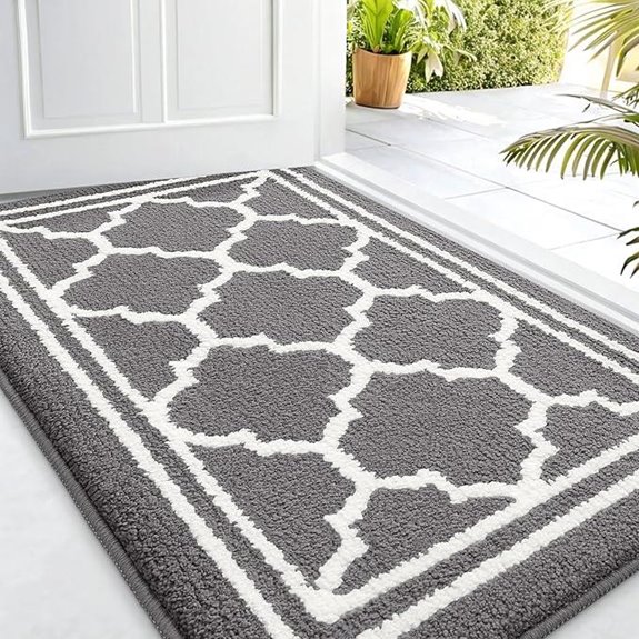 15 Best Entryway Rugs for 2026 (Welcome Guests in Style) 8 buganda grey absorbent door mat