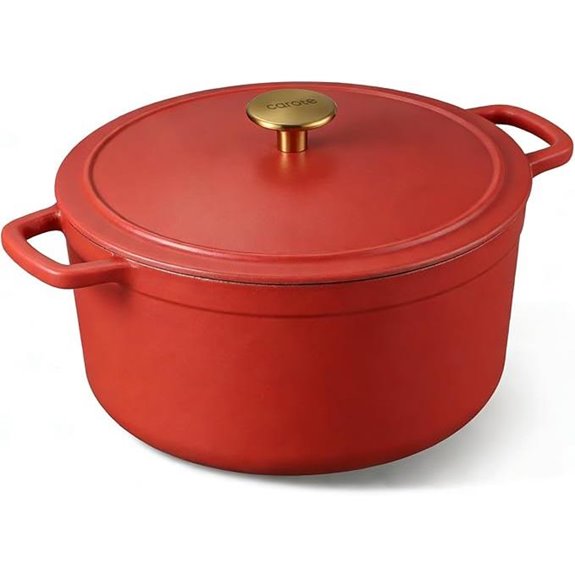 carote red enamel dutch oven