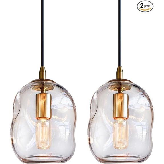 10 Best Kitchen Island Lighting for 2026 9 casamotion glass globe pendant 2 pack