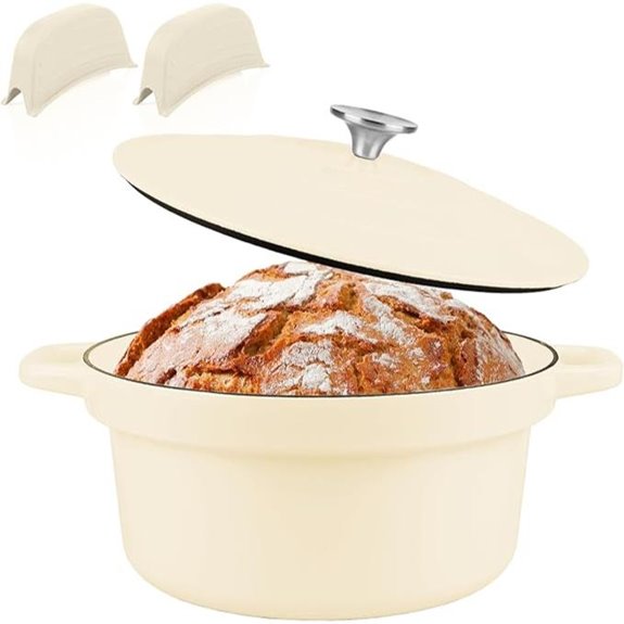 cast iron dutch oven with lid