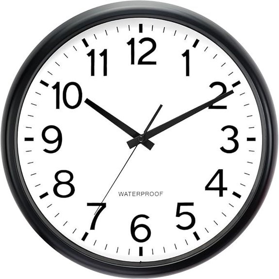 10 Best Outdoor Clocks for 2026 (Weatherproof & Stylish) 9 caysie 16 inch waterproof clock