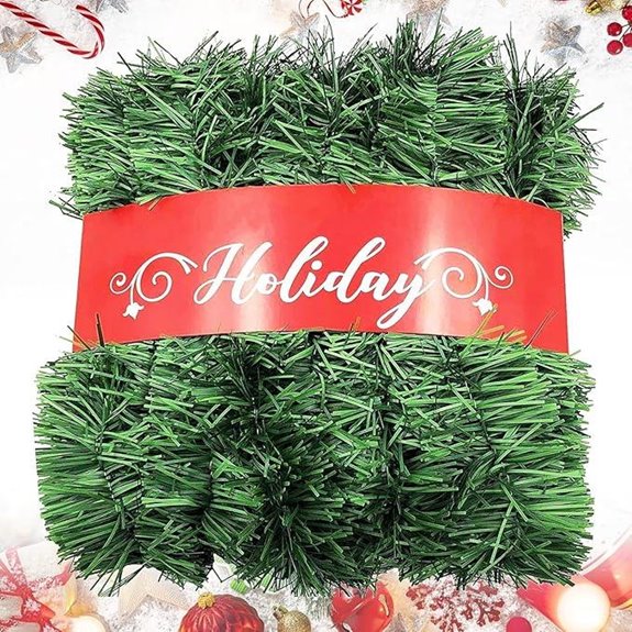 christmas garland 50ft artificial greenery