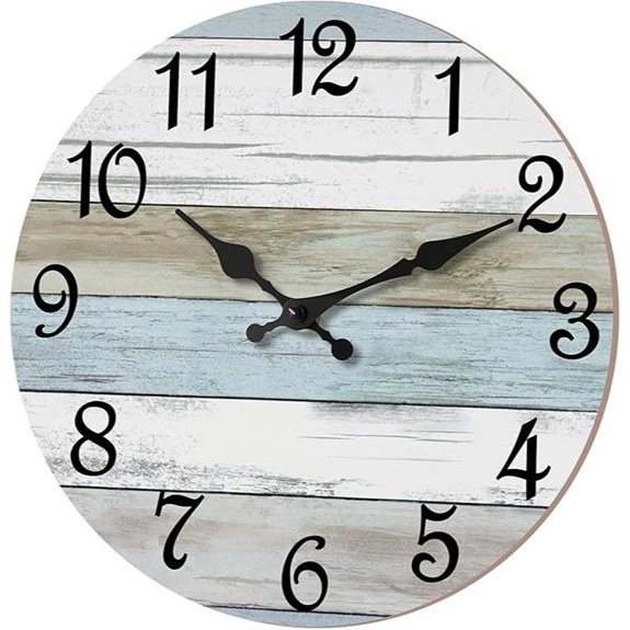 chylin 14 inch rustic clock