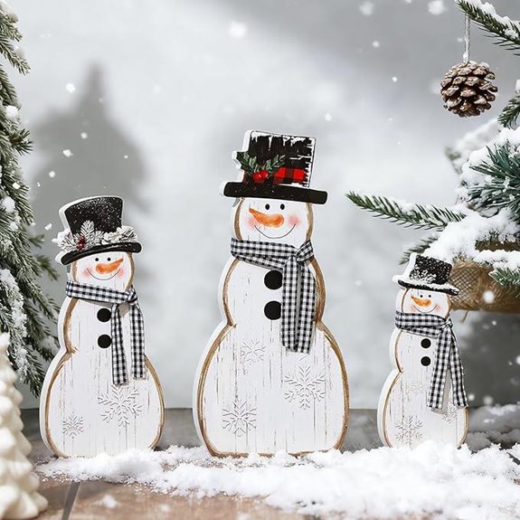 10 Best Christmas Decorations for 2026 (Deck the Halls) 2 cochie snowman tiered decor set