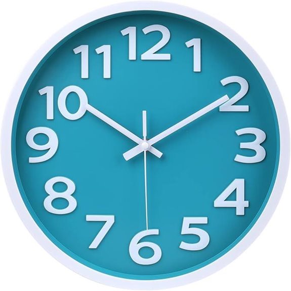 10 Best Outdoor Clocks for 2026 (Weatherproof & Stylish) 5 crosstime silent 12 inch aqua