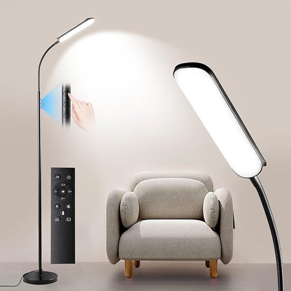 dimmable led floor lamp
