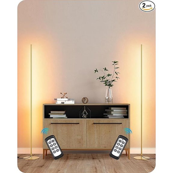 edishine gold corner lamps 2