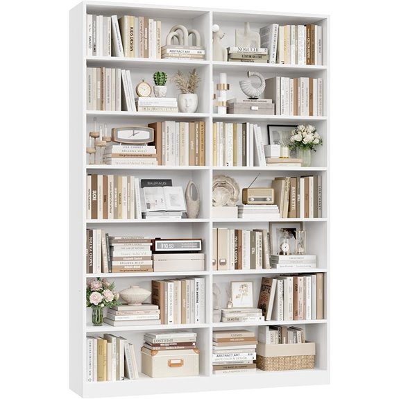 facbotall 7 tier tall bookshelf