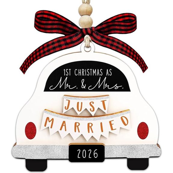 first christmas married ornament