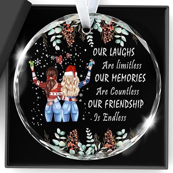 7 Best Bestie Ornaments for 2026 (Gift Your BFF) 3 friendship christmas ornament gift