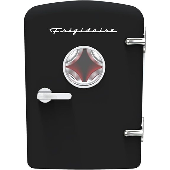 frigidaire retro 9 can mini fridge