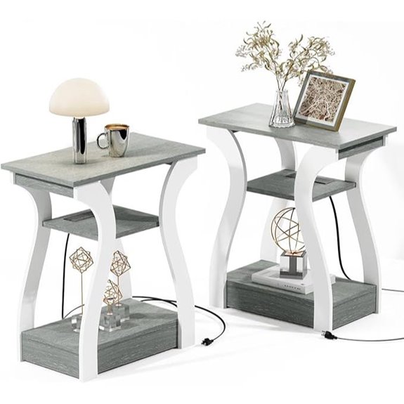 fromjbest grey end tables with