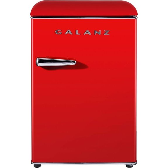 galanz retro mini fridge model glr25mrdr10