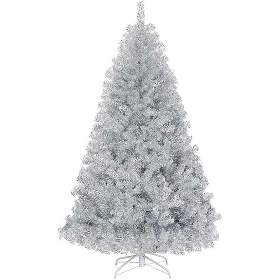 10 Best Aluminum Christmas Trees for 2026 8 goplus 6ft silver tree