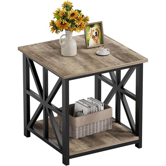 greenforest 2 tier end table