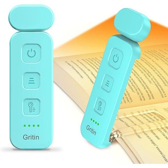 gritin blue clip light