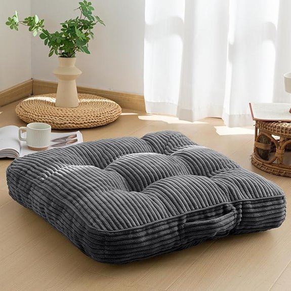 10 Best Floor Pillows for 2026 (Cozy Vibes Guaranteed) 2 higogogo floor pillow 22x22