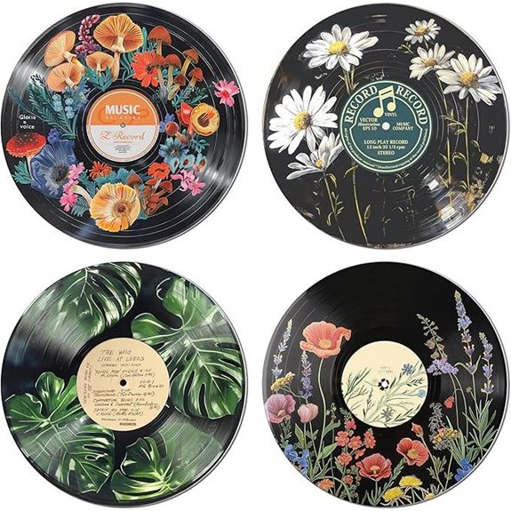 hippie botanical wall art set