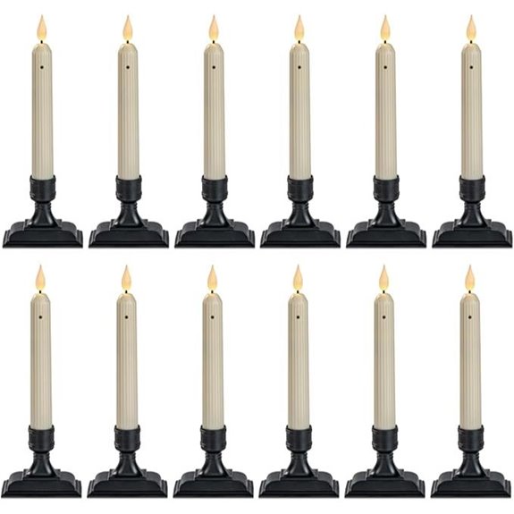 homemory dusk to dawn window candles