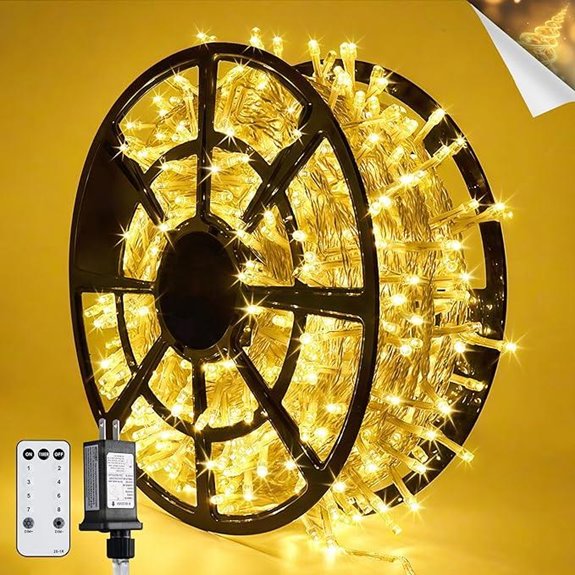 jmexsuss 600 led warm white christmas lights