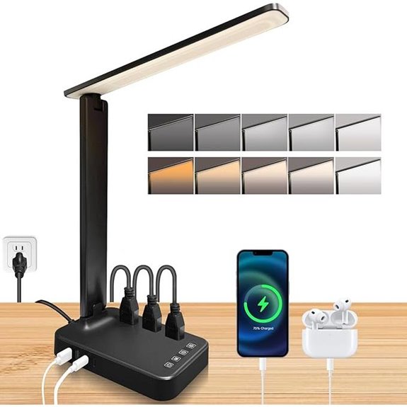 karidi lamp with outlets and usb