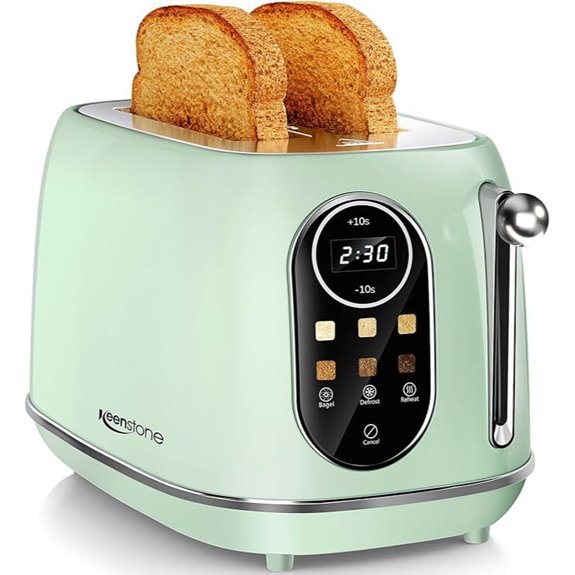 keenstone 2 slice smart toaster