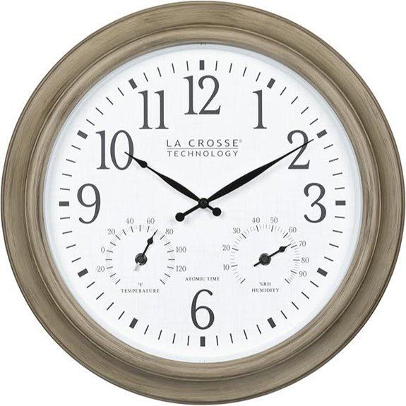 la crosse 18 inch atomic clock