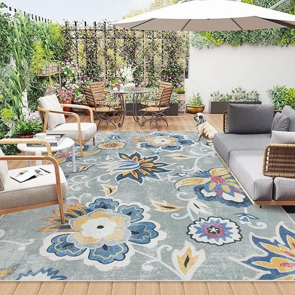 lahome floral indoor rug