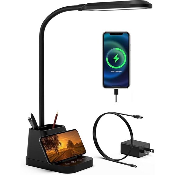 led desk lamp with usb port
