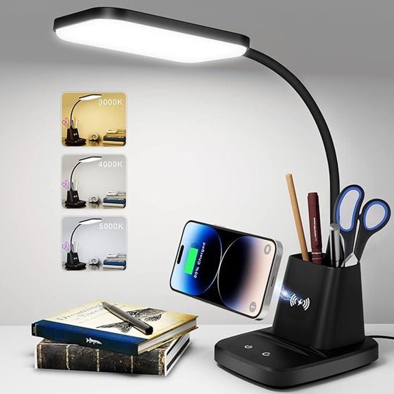 5 Best Desk Lamps for 2026 3 led desk lamp with wireless charger