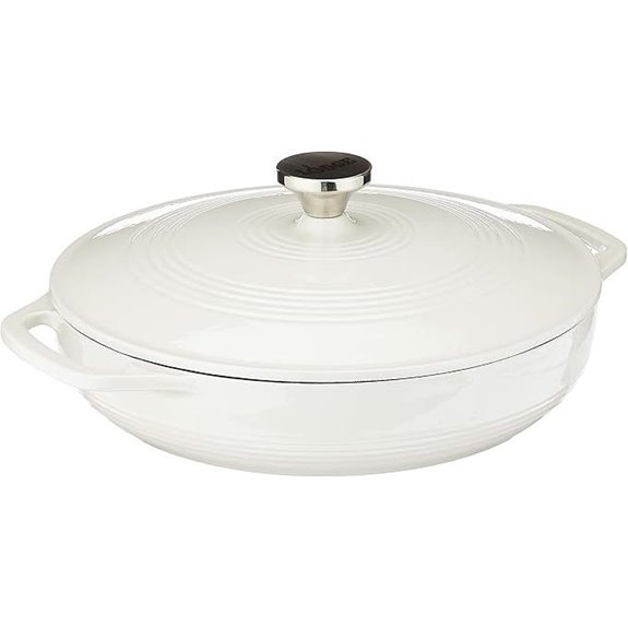 7 Best Enamel Pans for 2026 (Cook in Style) 4 lodge 3 6 qt enamel braiser