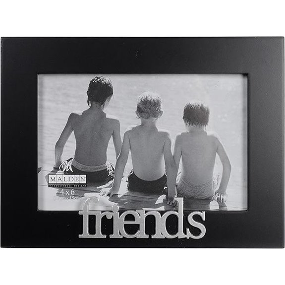 malden 4x6 black frame