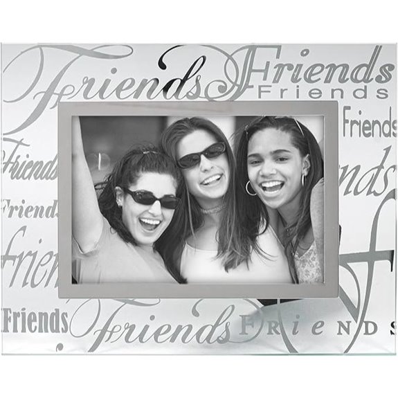 malden mirrored glass frame