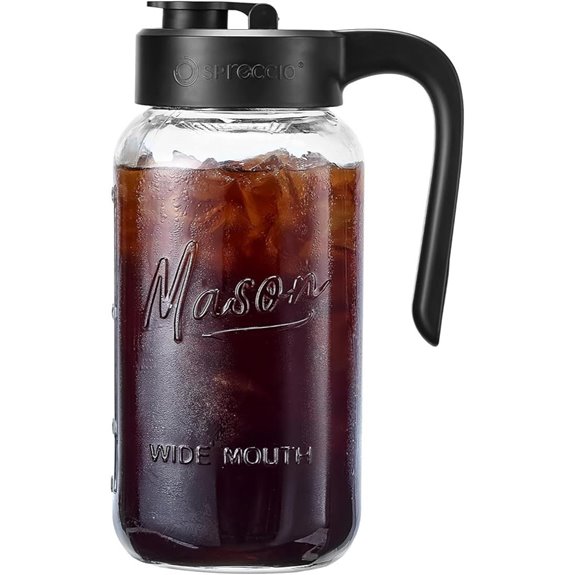 mason jar pitcher with lid