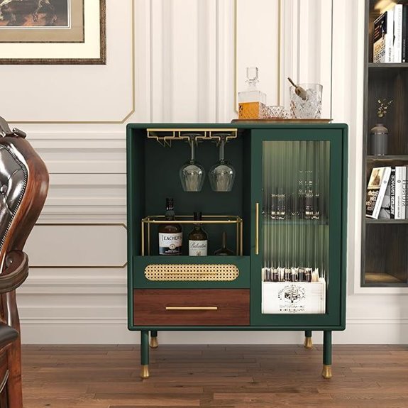 10 Best Bar Carts for 2026 7 modern coffee bar cabinet with wine storage