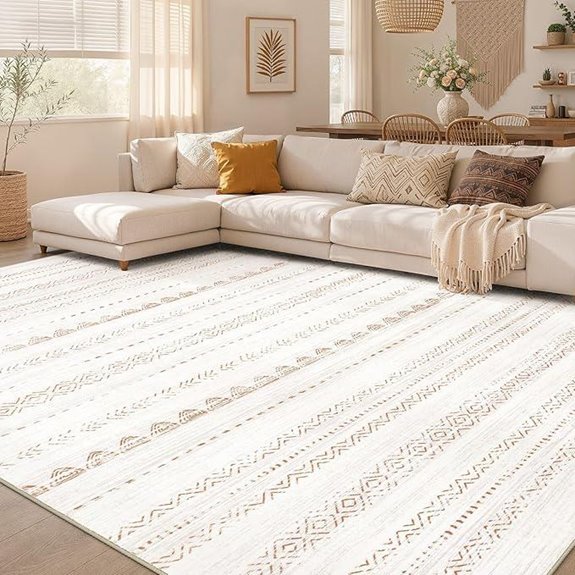nakagishi 5x7 rug cream