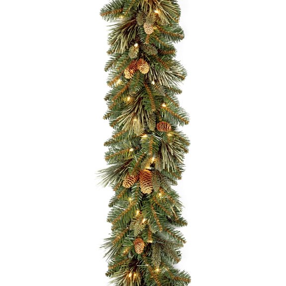 national tree company garland lights pre lit